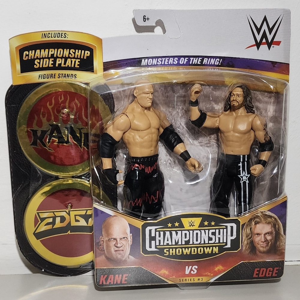Mattel Kane VS Edge Championship Showdown Action Figure